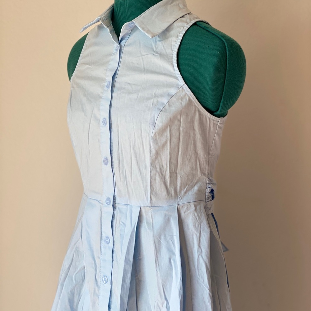 NFS High Low Button-Up Vest Blouse S - Picture 7 of 8